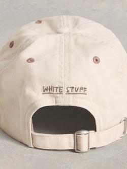 White Stuff Cotton Baseball Cap - view 2, Natural