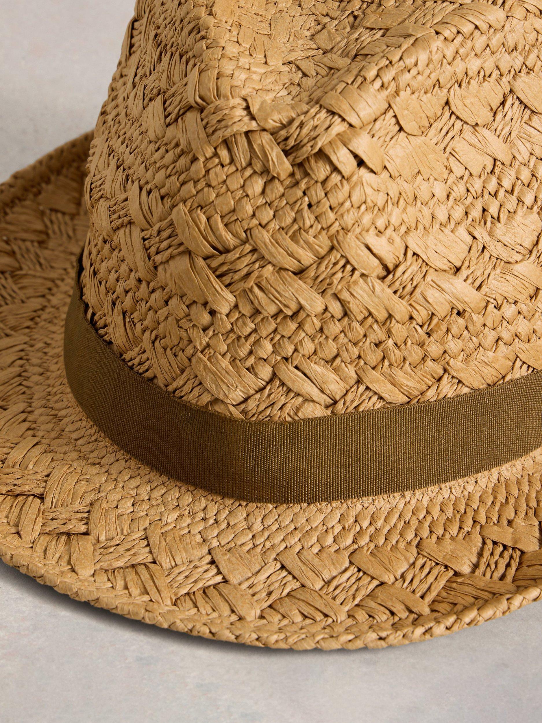 Product image 2 of 2, which shows White Stuff Straw Hat, Natural, One Size