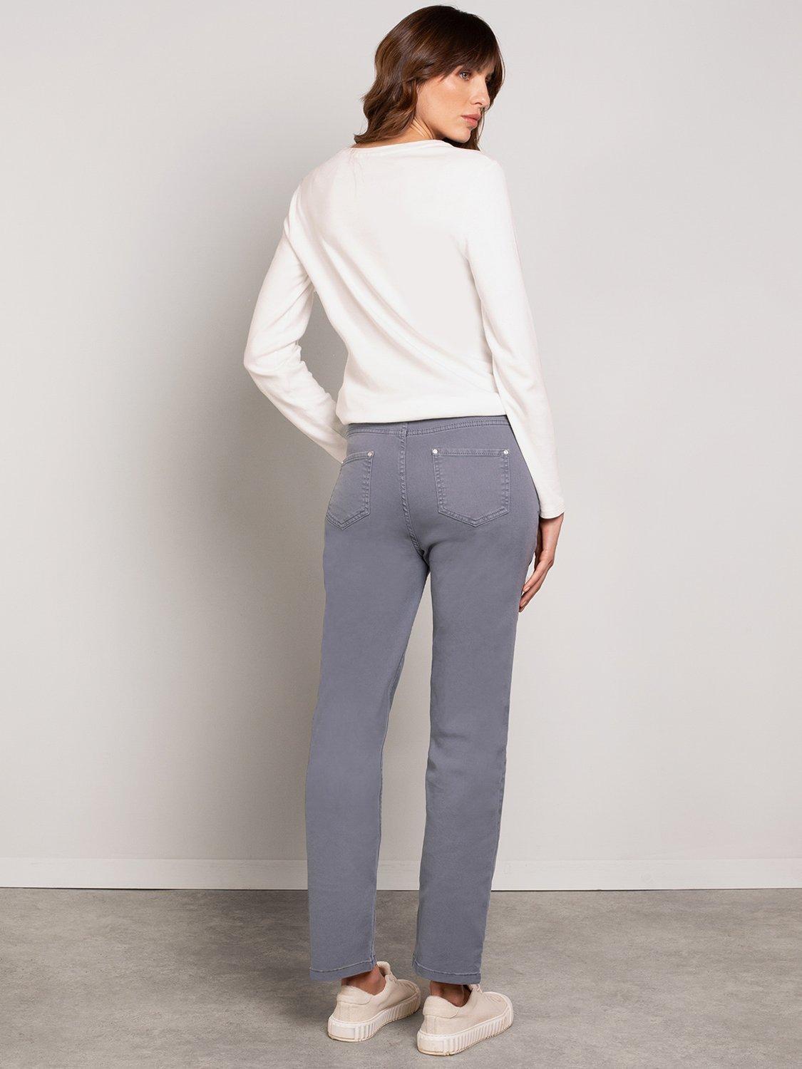 Product image 2 of 5, which shows Celtic & Co. Denim Mid Rise Jeans, Lunar Grey, XS