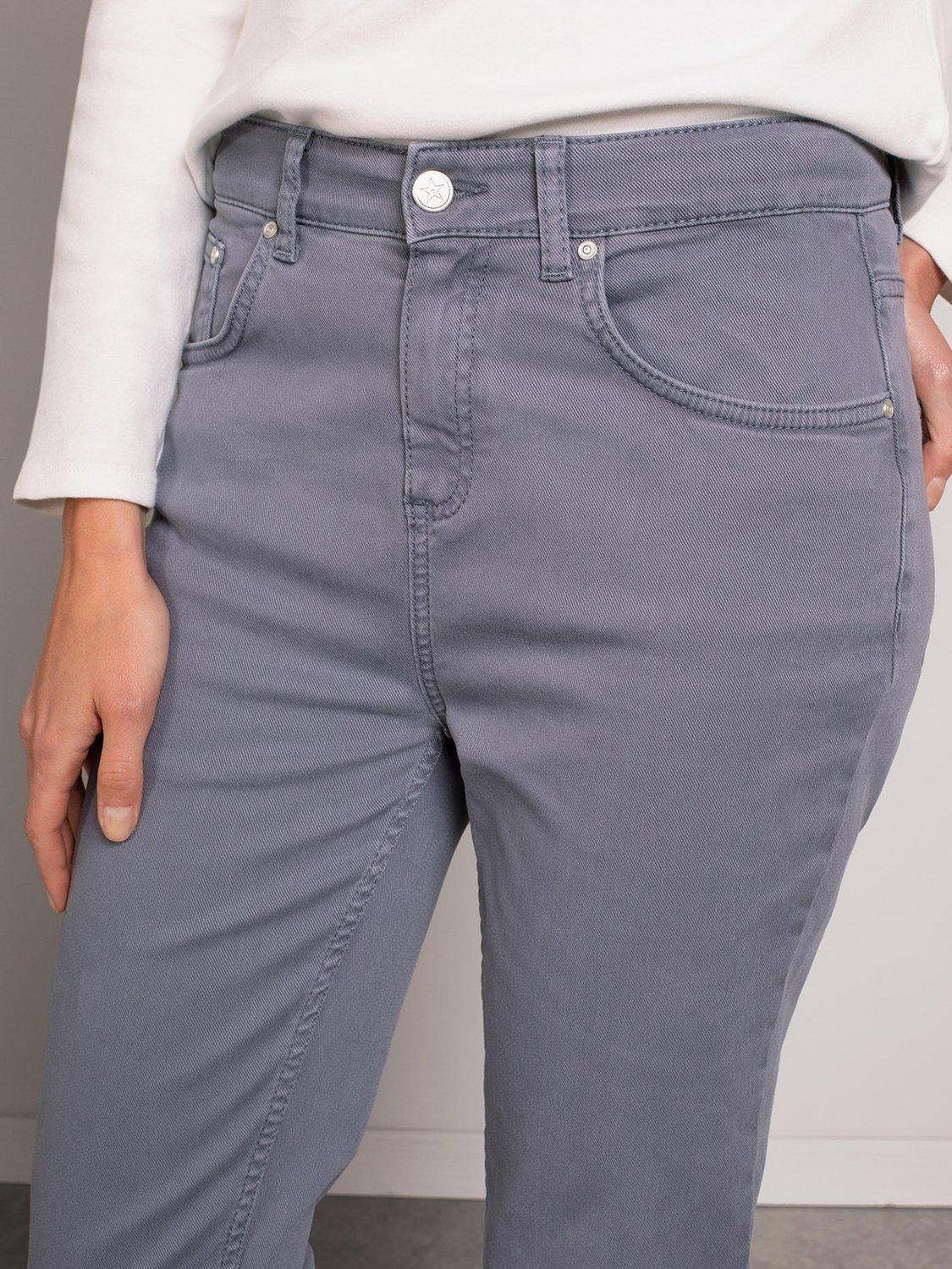 Product image 3 of 5, which shows Celtic & Co. Denim Mid Rise Jeans, Lunar Grey, XS