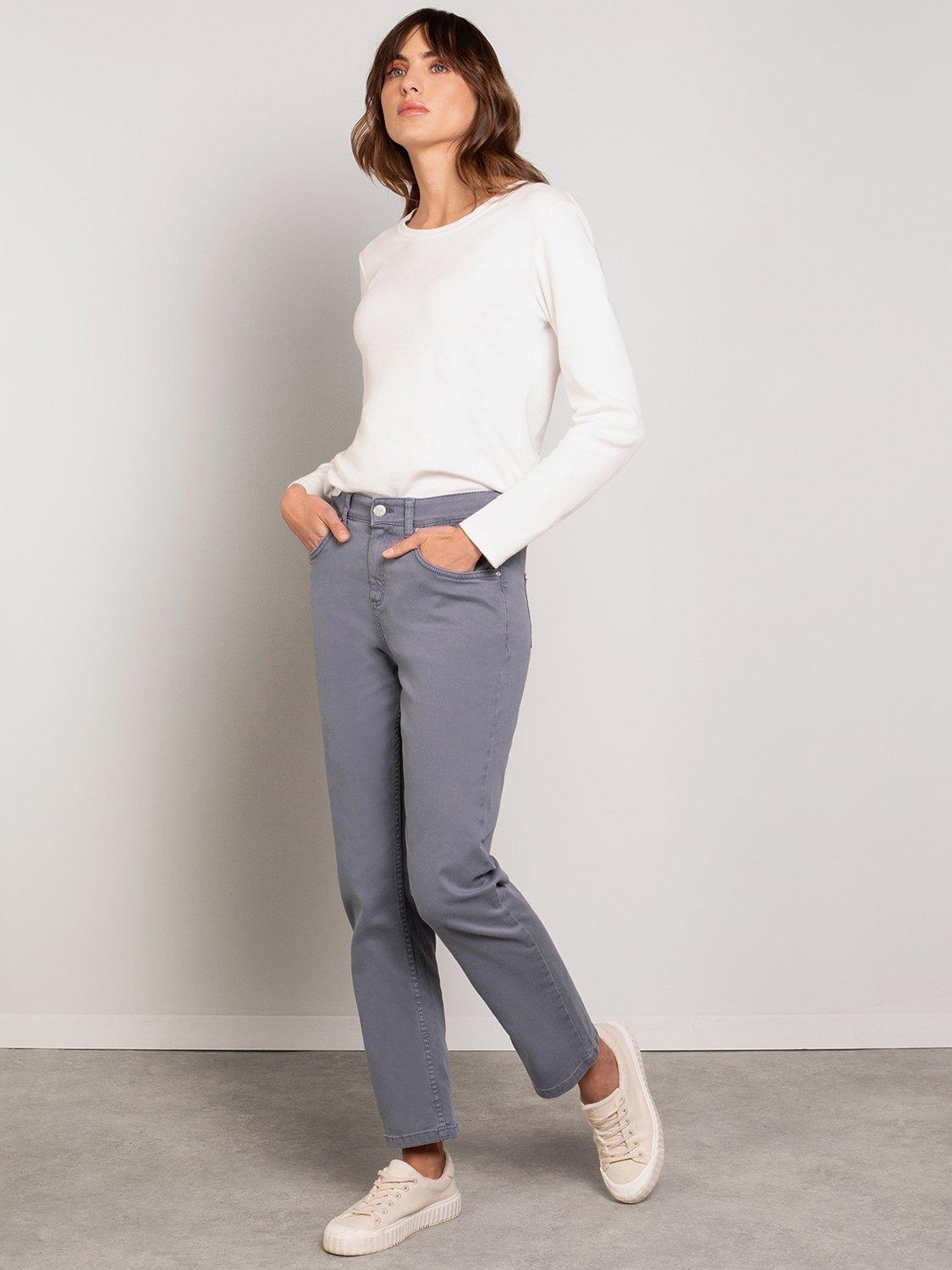 Product image 5 of 5, which shows Celtic & Co. Denim Mid Rise Jeans, Lunar Grey, XS