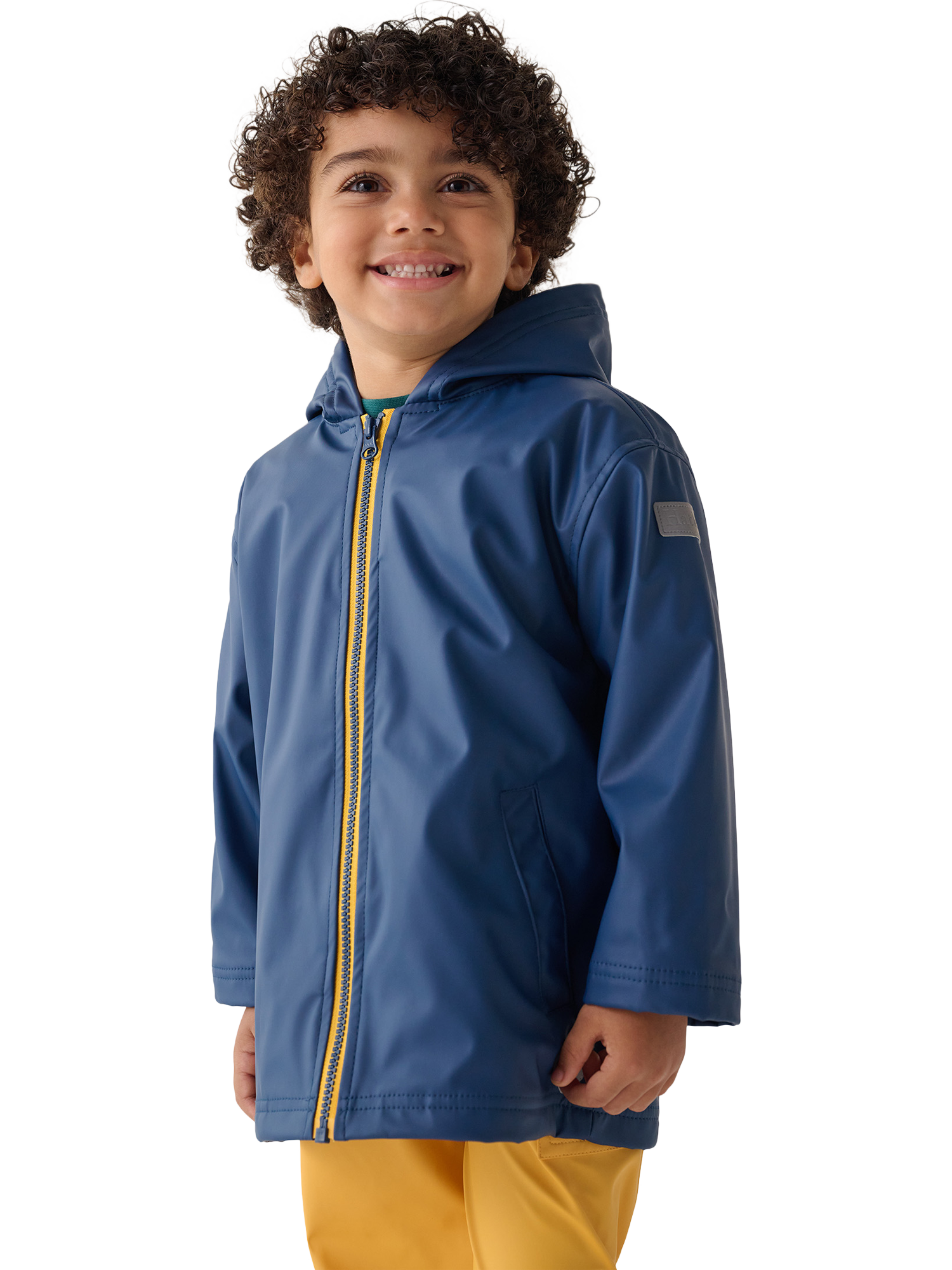 Hatley Kids' Waterproof Rain Jacket, Navy
