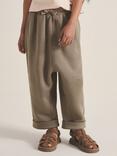 Reiss Les 100 Ciels Kids' Brandon Baggy Joggers, Mink