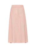 ICHI Foxa Stripe Midi Skirt, Pink/Multi