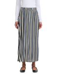 ICHI Marrakech Stripe High Waist Maxi Skirt, Multi