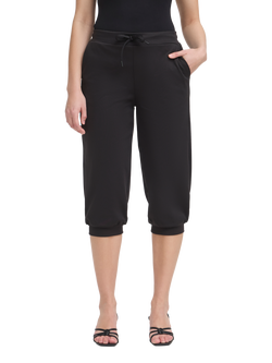 ICHI Kate Capri Joggers, Black