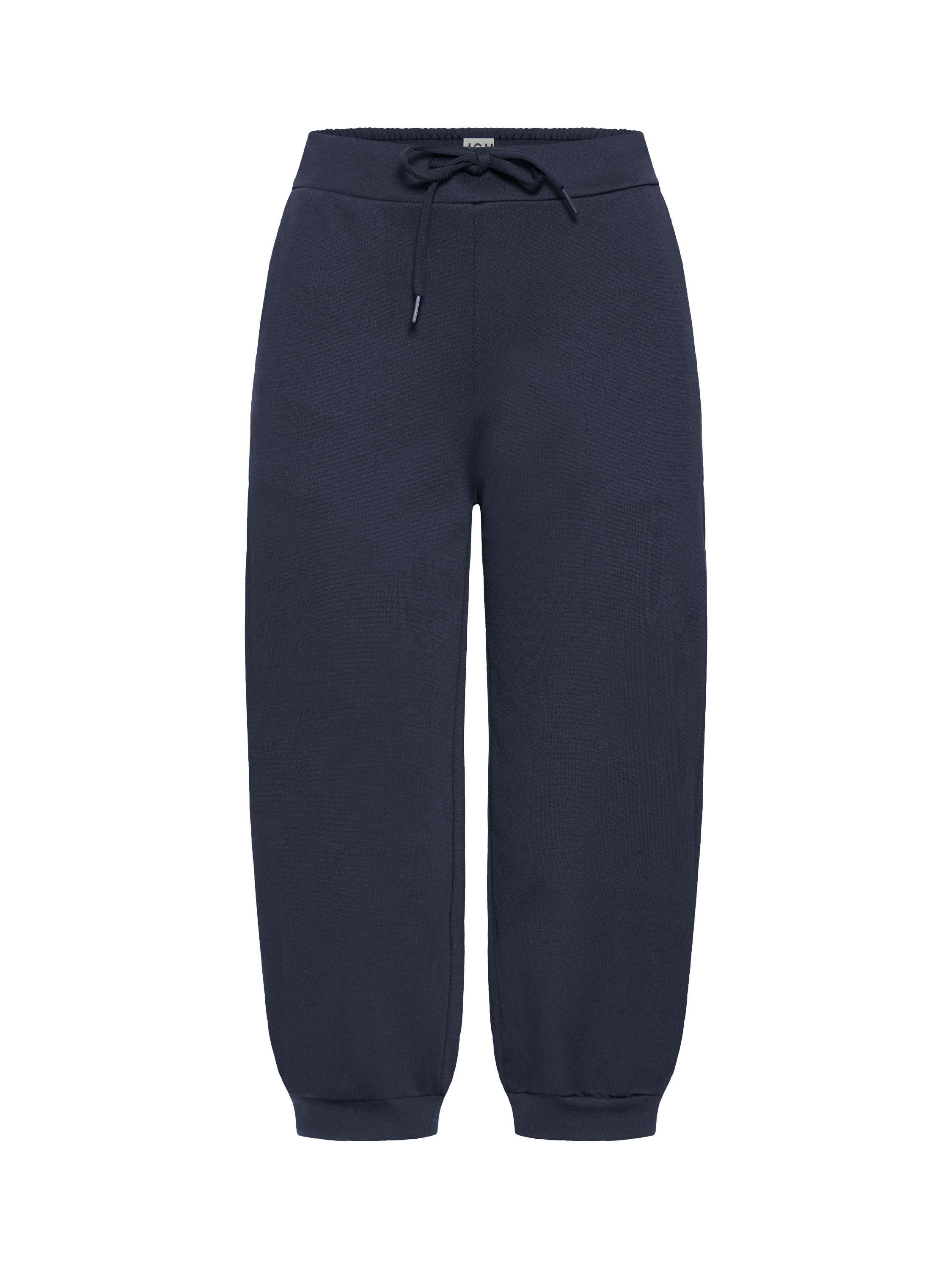 Product image 5 of 7, which shows ICHI Kate Capri Joggers, Total Eclipse, XS