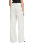 ICHI Linno Linen Blend Wide Leg Trousers, Cloud Dancer