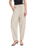 ICHI Linno Linen Rich Trousers, Natural