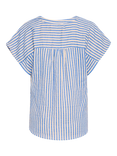 ICHI Foxa Stripe Top, Black/Multi