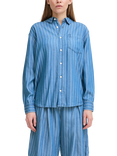 ICHI Beccos Stripe Shirt, Blue/Multi