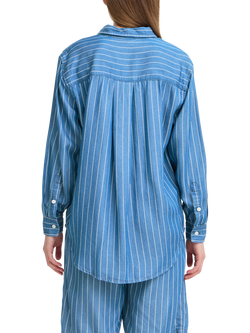 ICHI Beccos Stripe Shirt, Blue/Multi - view 2, Blue/Multi
