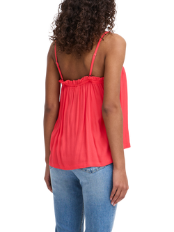 ICHI Marrakech Square Neck Sleeveless Top, Geranium - view 2, Geranium