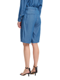 ICHI Beccos Stripe Shorts, Blue/Multi