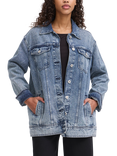 ICHI Naomy Denim Jacket, Blue
