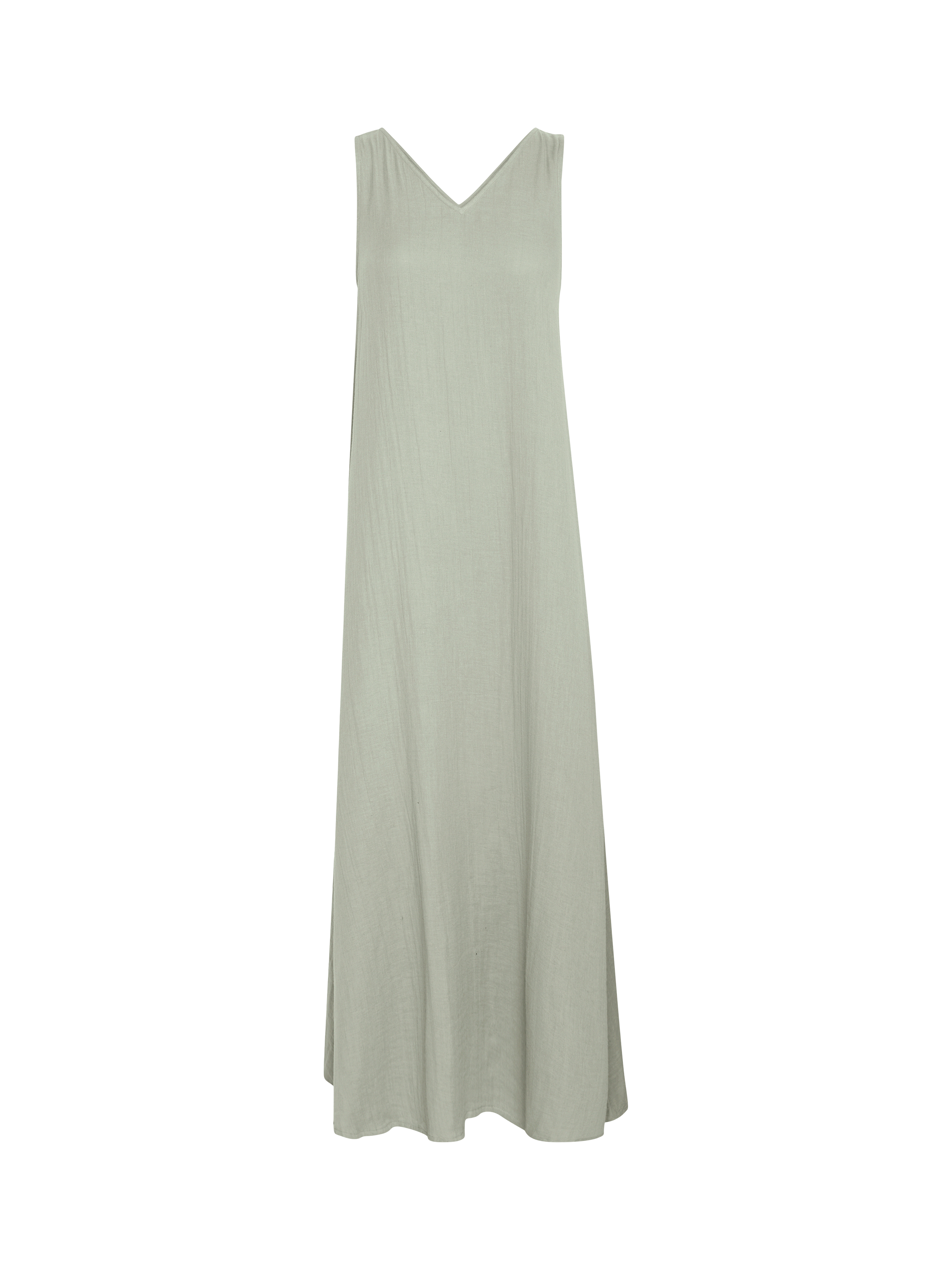 ICHI Foxa V-Neck Sleeveless Maxi Dress, Tea