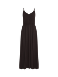 ICHI Marrakech Sleeveless V-Neck Maxi Dress, Black