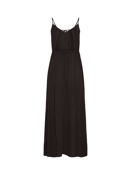 ICHI Marrakech Sleeveless V-Neck Maxi Dress, Black - view 2, Black