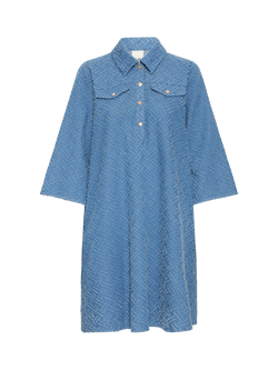 ICHI Alani Knee Length Shirt Dress, Allure, Allure