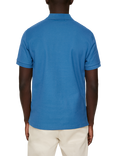 J.Lindeberg Rudy Slim Fit Pique Cotton Polo Shirt, Dark Blue