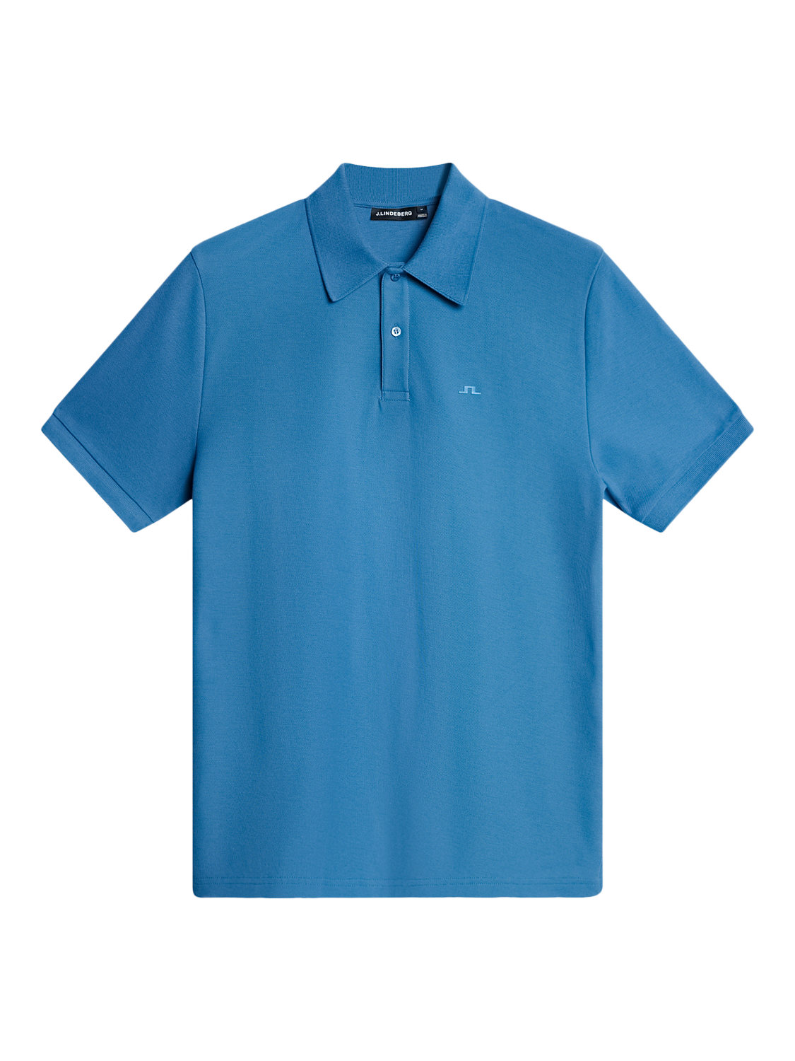 Product image 5 of 5, which shows J.Lindeberg Rudy Slim Fit Pique Cotton Polo Shirt, Dark Blue, L