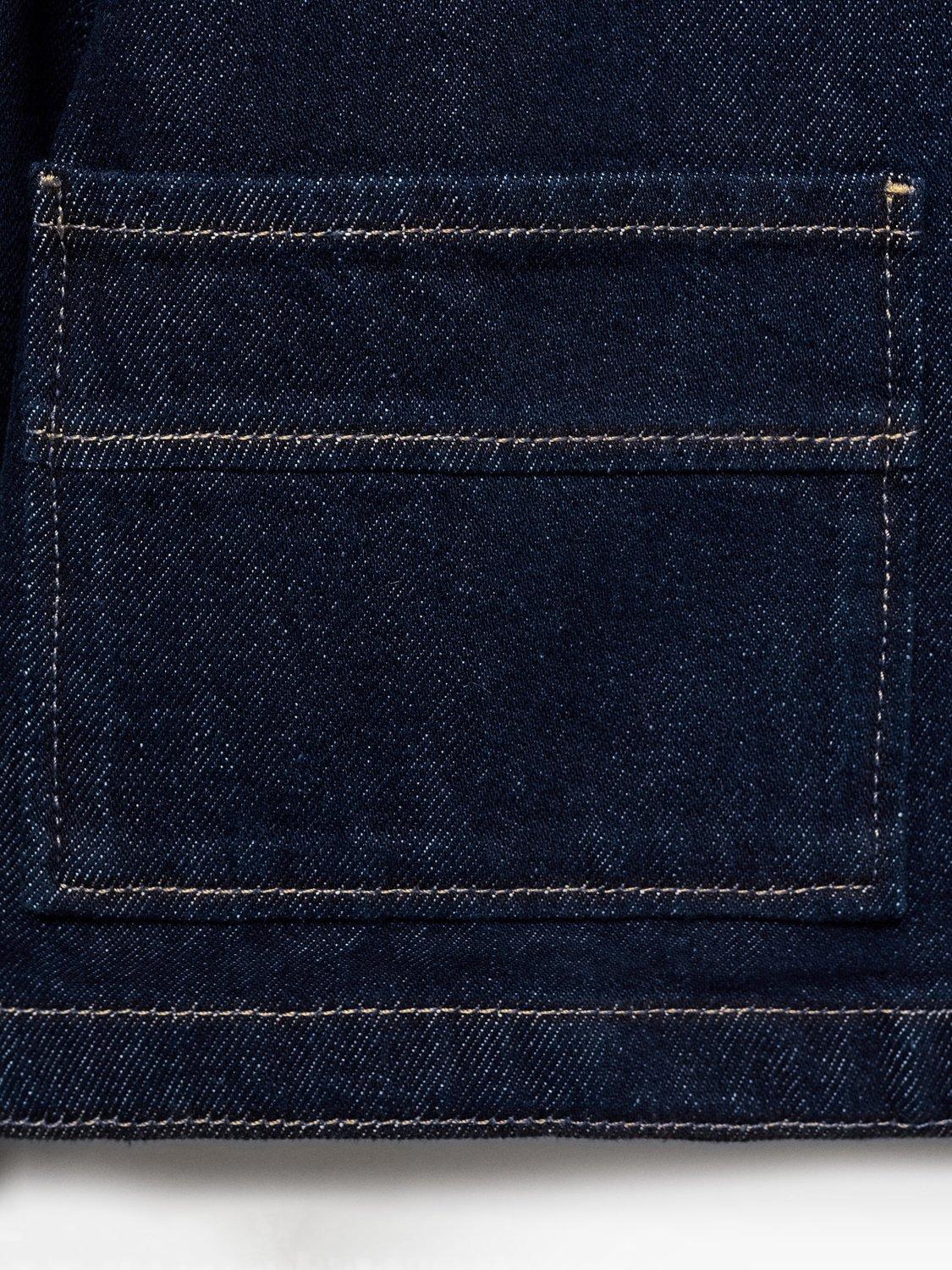 Product image 5 of 7, which shows Mango Pipa Denim Jacket, Open Blue, S