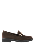 Gabor Layne Suede Loafers, Chocolate