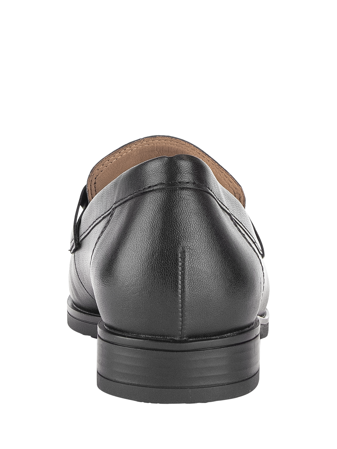 Product image 3 of 4, which shows Gabor Dupri Wide Fit Leather Loafers, Black, 4.5