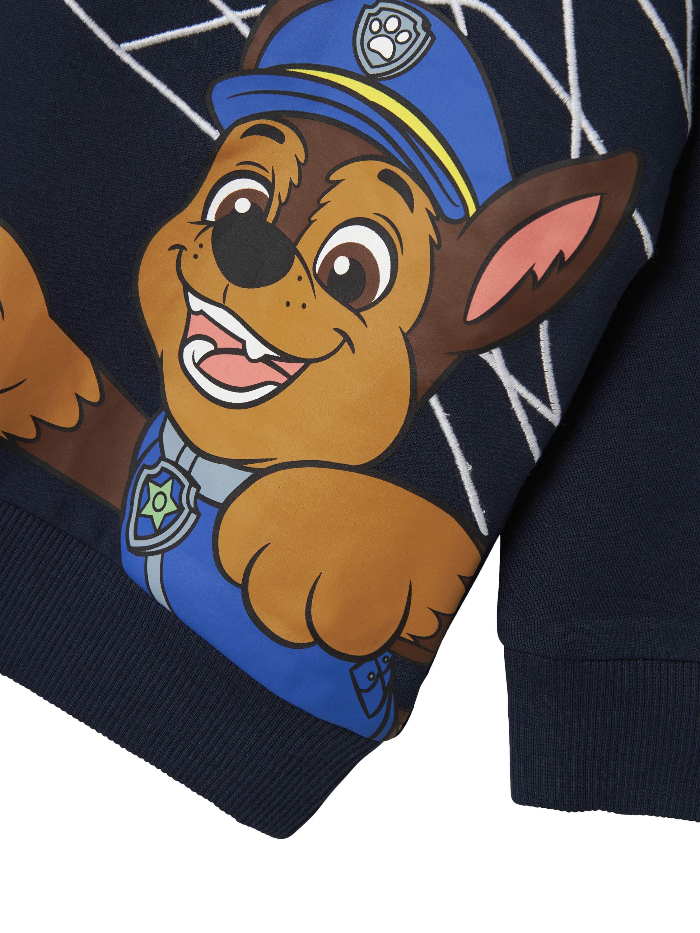 Product image 3 of 3, which shows NAME IT Kids' Cotton Paw Patrol Crew Neck Sweatshirt, Navy Blazer, 18-24 months