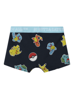 NAME IT Kids' Cotton Pokémon Boxer Shorts, Pack of 2, Black - view 2, Black