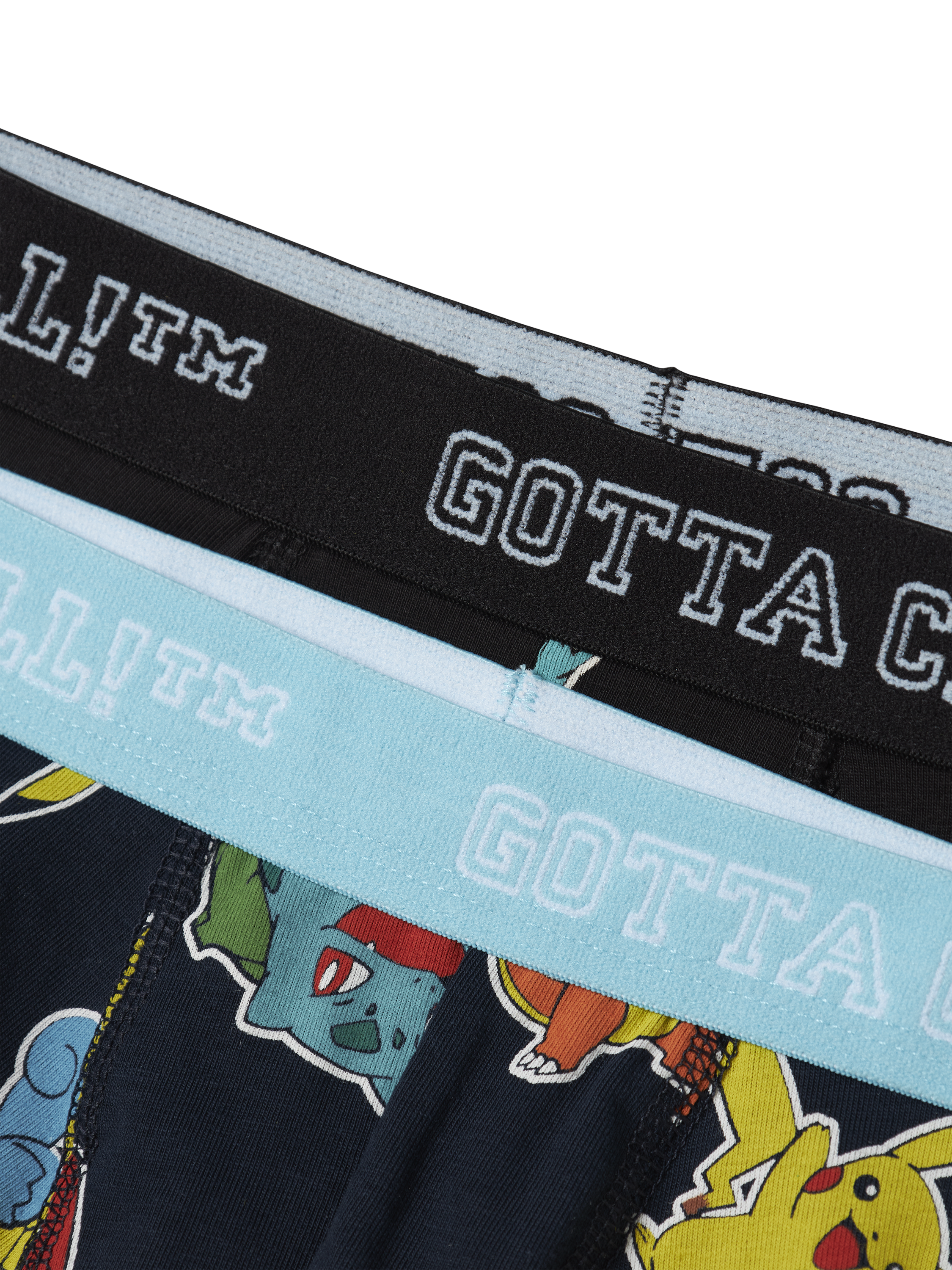 Product image 4 of 4, which shows NAME IT Kids' Cotton Pokémon Boxer Shorts, Pack of 2, Black, 4 years