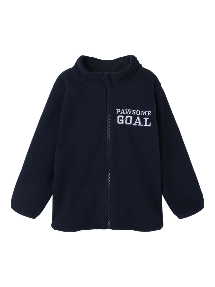 NAME IT Kids' Fleece Paw Patrol Zipped Sweatshirt, Navy Blazer, Navy Blazer