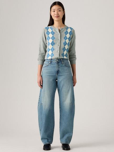 Levi's Baggy Cotton Denim Barrel Dad Jeans, Easy Days