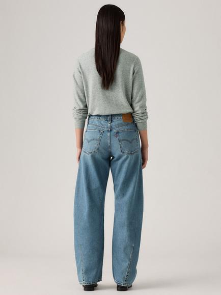 Levi's Baggy Cotton Denim Barrel Dad Jeans - view 2, Easy Days