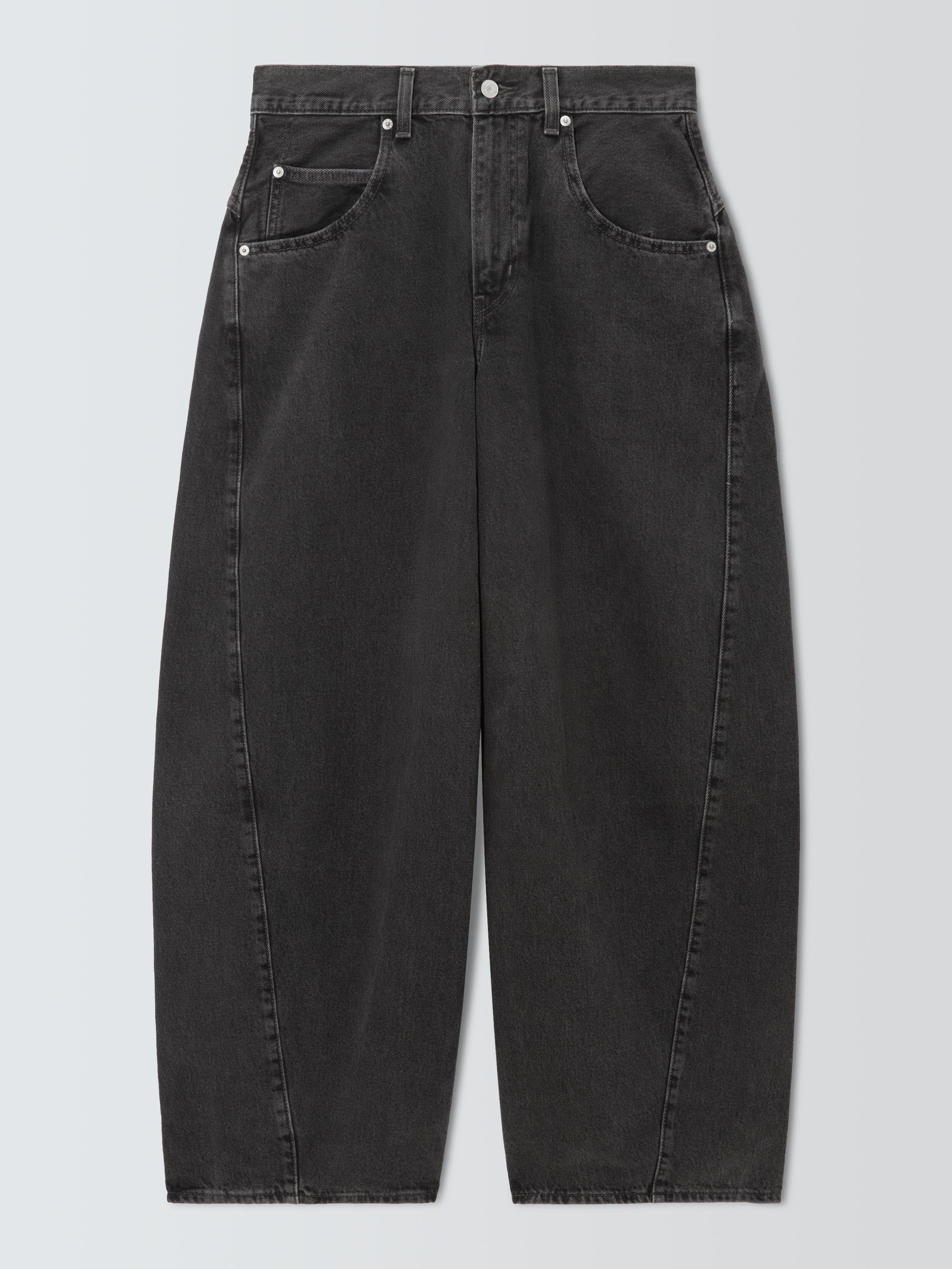 Product image 4 of 6, which shows Levi's Mid Rise Supper Baggy Barrel Leg Jeans, Open Mind, W24/L30