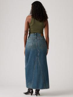 Levi's Long Icon Denim Maxi Skirt, Long Gone - view 2, Long Gone