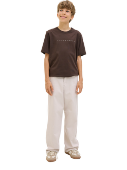 Jack & Jones Kids' Cotton Blend Straight Chinos, Moonbeam, Moonbeam