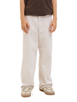 Jack & Jones Kids' Cotton Blend Straight Chinos, Moonbeam - view 2, Moonbeam