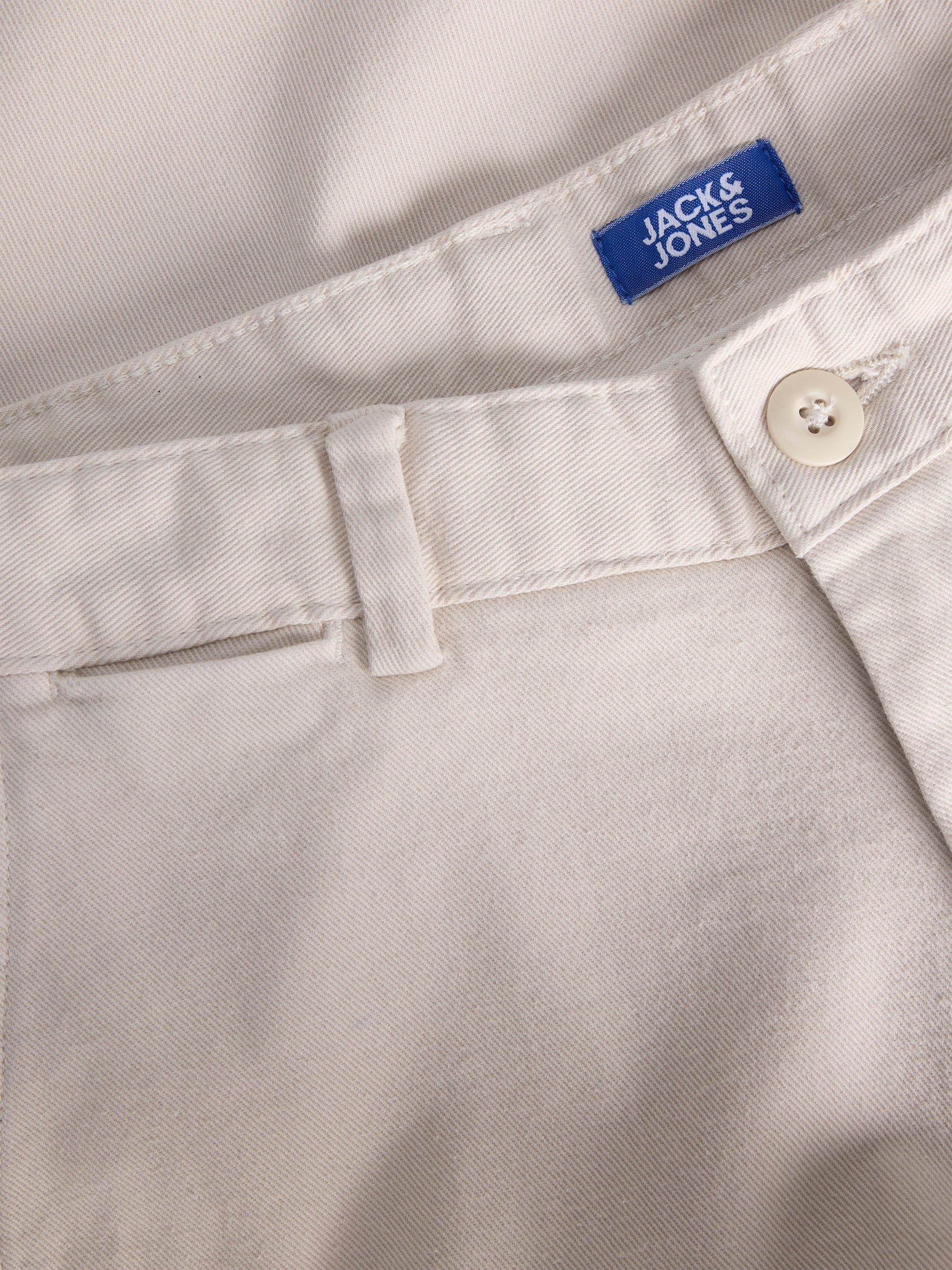 Product image 4 of 4, which shows Jack & Jones Kids' Cotton Blend Straight Chinos, Moonbeam, 8 years