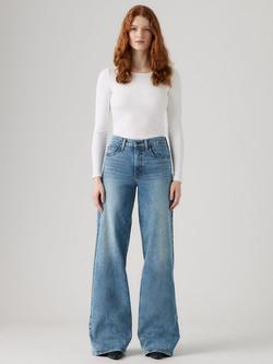 Levi's 728 High Rise Wide-Leg Cotton Denim Jeans, Sweet Success