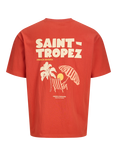 Jack & Jones Kids' Saint-Tropez T-Shirt, Summer Fig