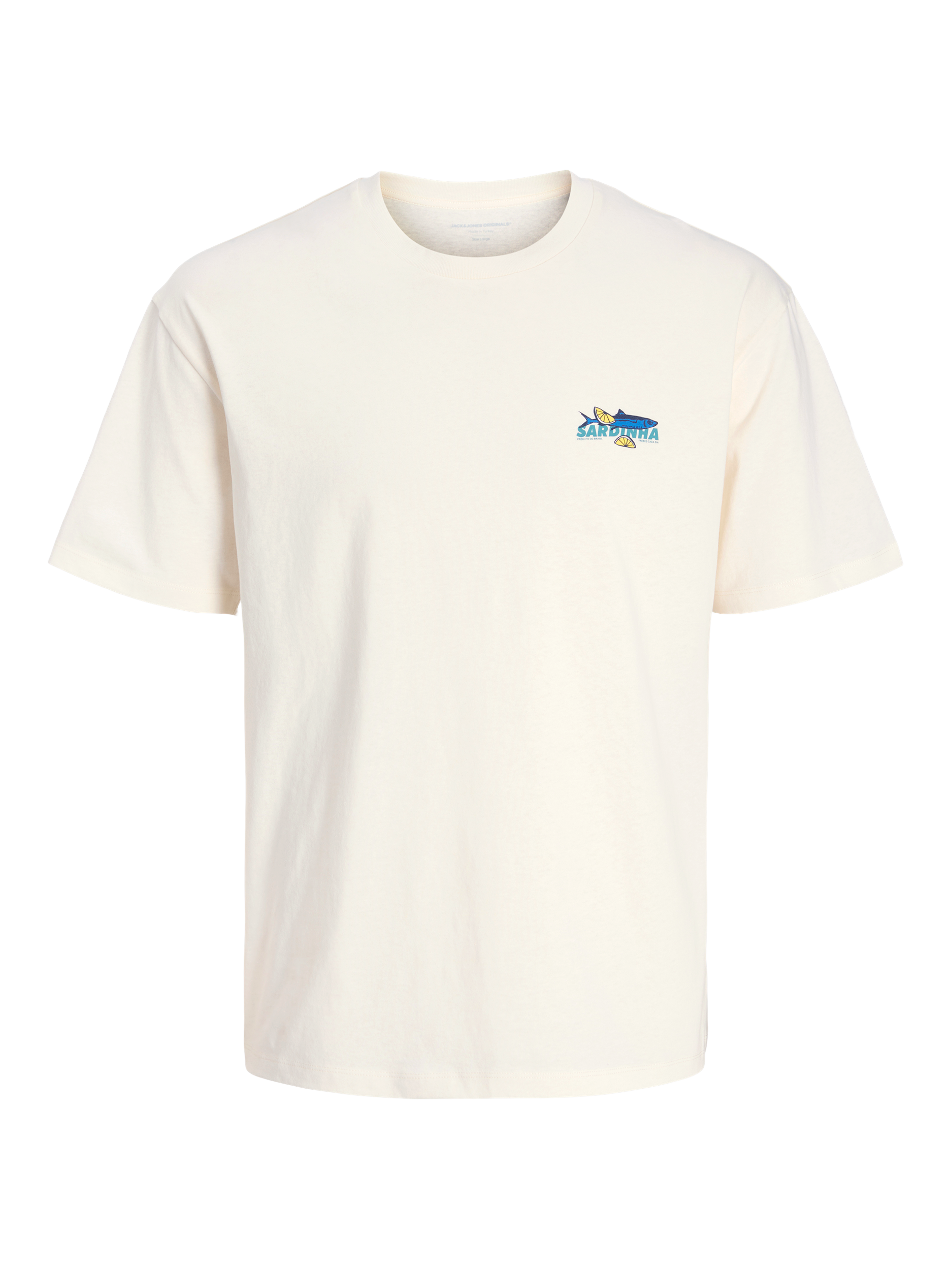 Product image 1 of 2, which shows Jack & Jones Kids' Sardinha T-Shirt, Egret, 8 years