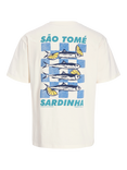 Jack & Jones Kids' Sardinha T-Shirt, Egret