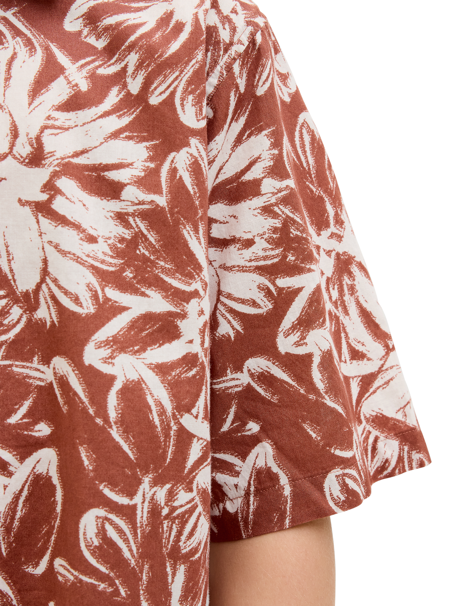 Product image 5 of 6, which shows Jack & Jones Joshua Cotton Short Sleeved Shirt, Arabian Spice, 10 years