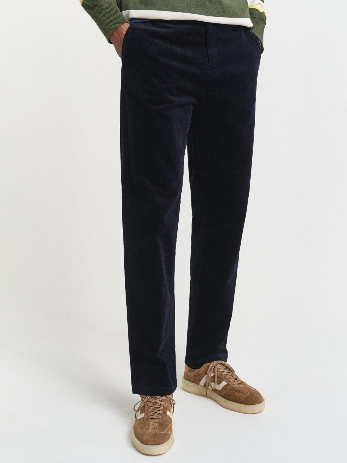 Product image 2 of 5, which shows GANT Regular Fit Cotton Blend Twill Chinos, Evening Blue, 32R