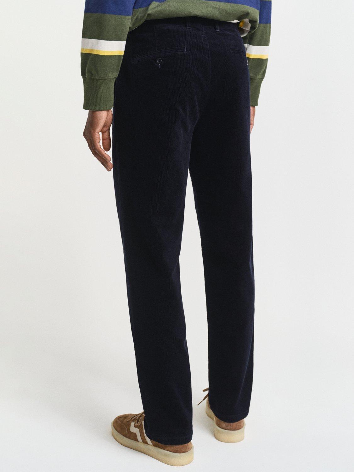 Product image 3 of 5, which shows GANT Regular Fit Cotton Blend Twill Chinos, Evening Blue, 32R