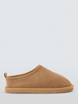 John Lewis Kids' Chestnut Mule Slippers, Chestnut, Chestnut