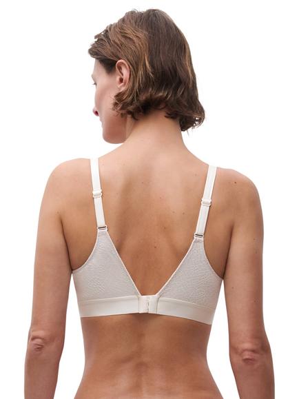Chantelle C Magnifique Non Wired Support Bra - view 2, Ivory