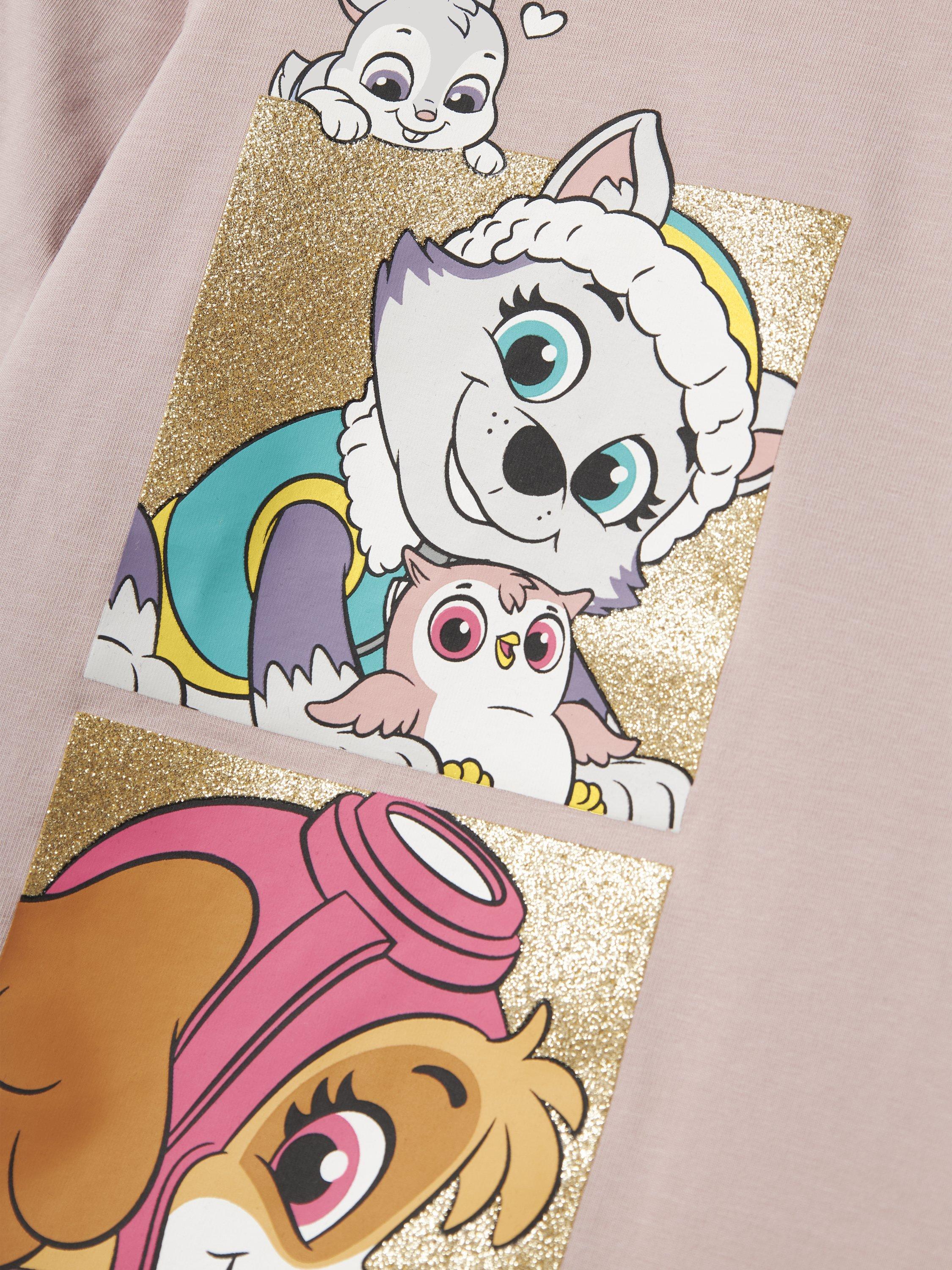 Product image 3 of 3, which shows NAME IT Kids' Cotton Long Sleeved Paw Patrol T-Shirt, Burnished Lilac, 18-24 months