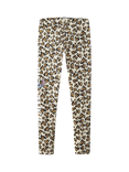 NAME IT Kids' Leopard Print Stitch Leggings, Multi